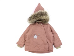 Mini A Ture wood rose winter jacket Wang Fur